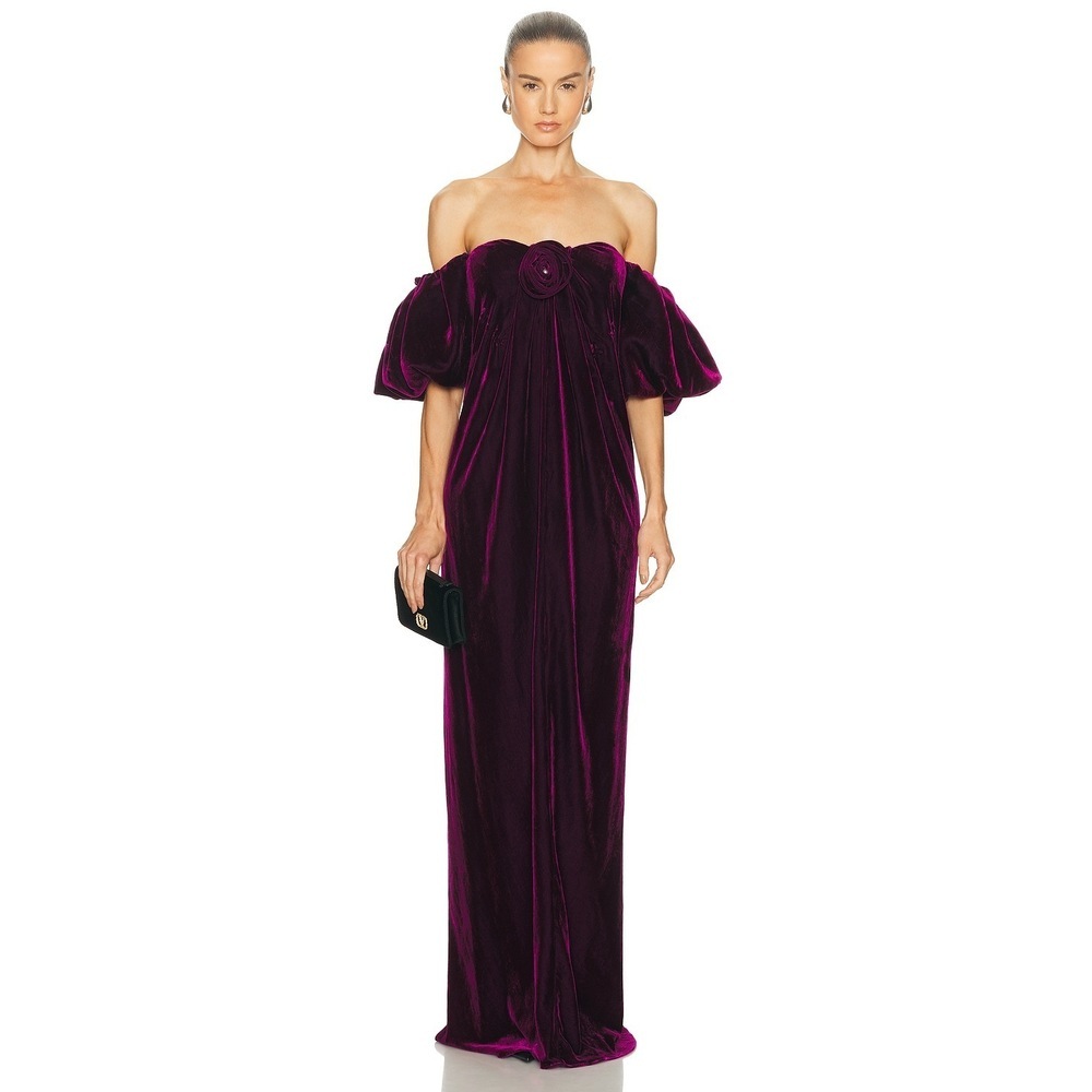Caroline Constas Rylin Dress in Phlox size large